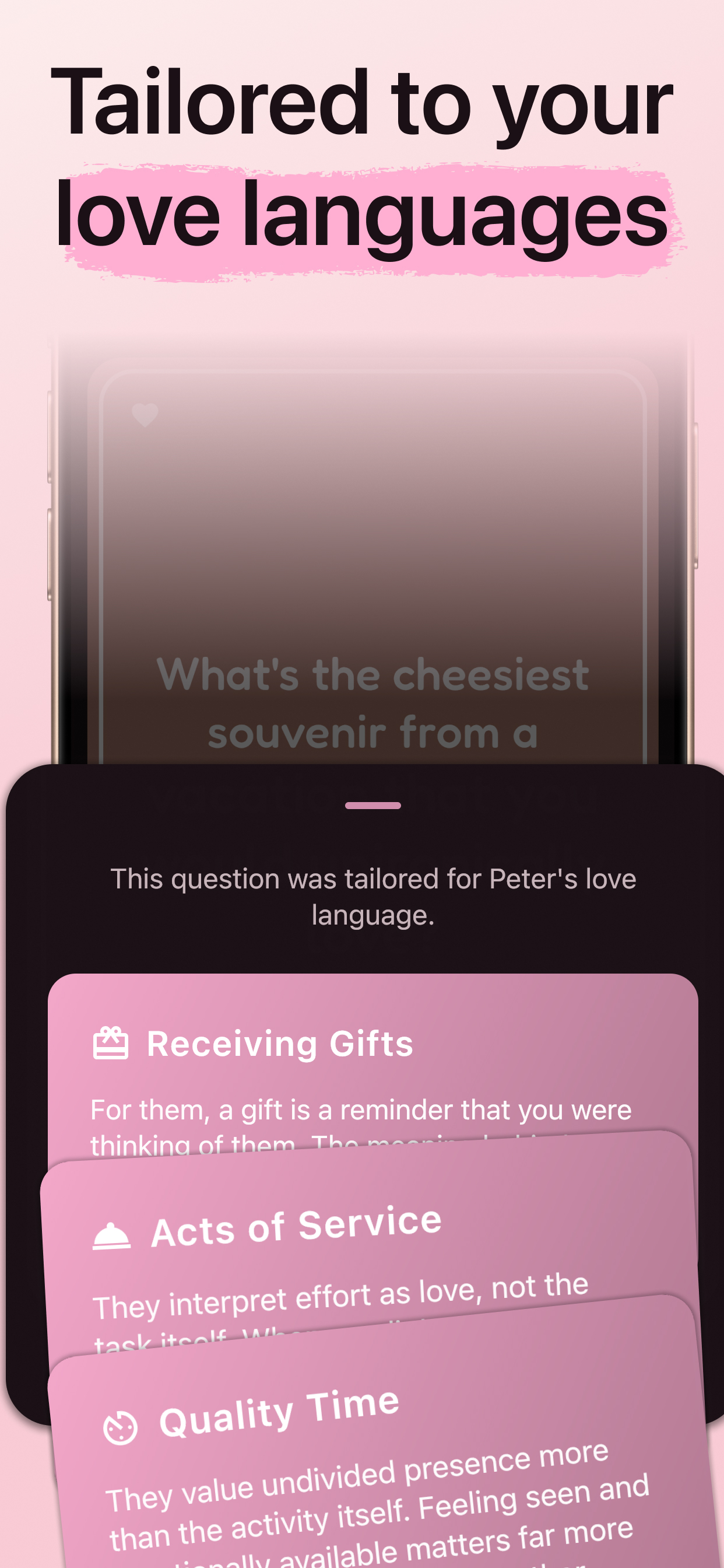 Love language insights